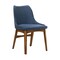 Armen Living Westmont and Azalea Blue and Walnut Wood 5 Piece Dining Set SETWEDI5AZWABLU - alternate 9